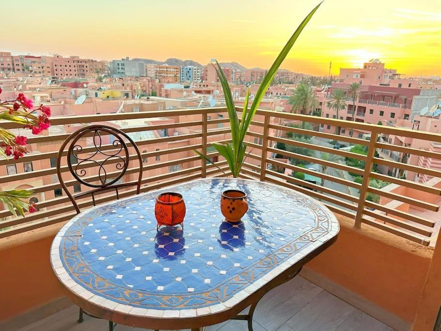 Appart Majorelle Terrasse Wifi Centre Ville Marrakesh Extérieur photo